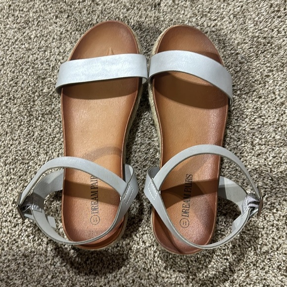 Women’s open toe ankle strap platform wedge sandals - Picture 6 of 11